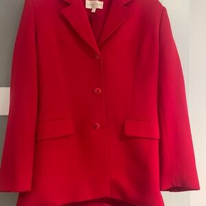Casual Corner Bright Red Women's Blazer